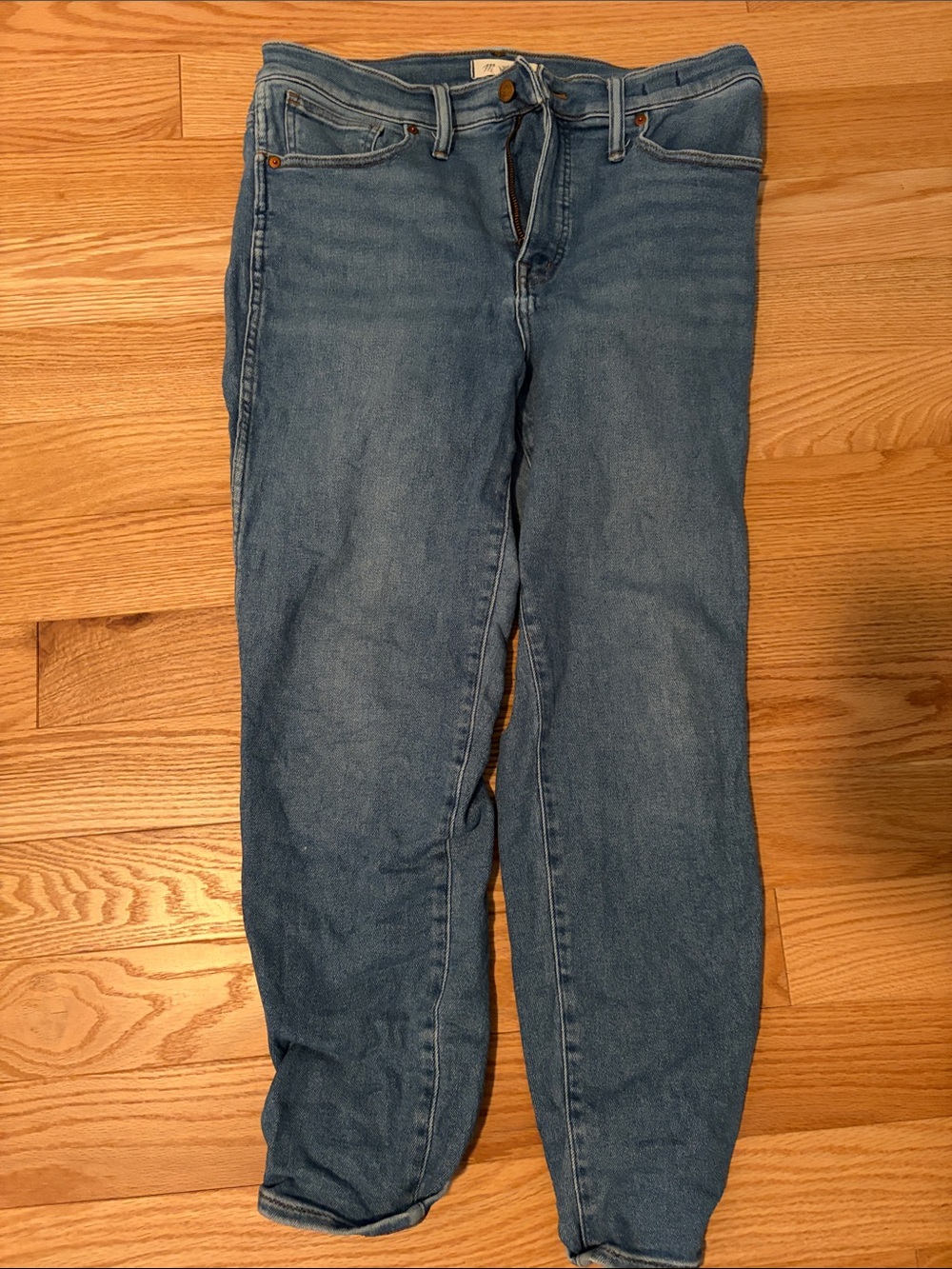 Madewell Skinny Jeans — Medium Blue Wash